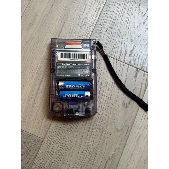 VTG Original Nintendo Game Boy Color Transparent Atomic Purple Console - Picture 5 of 6